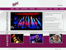 Tablet Screenshot of konfetti-events.de
